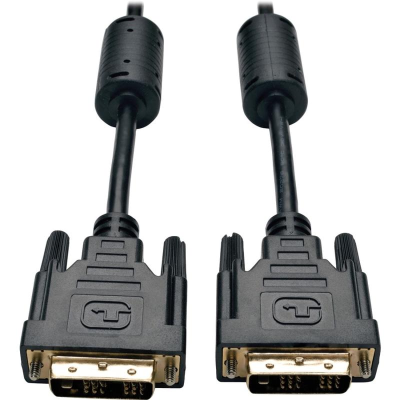 Tripp Lite 18in DVI Single Link Digital TMDS Monitor Cable DVI-D M/M 18in - 1.50ft DVI Video Cable for Video Device, Monitor, Projector, TV - First End: 1 x DVI-D (Min Order Qty 6) MPN:P561-18N