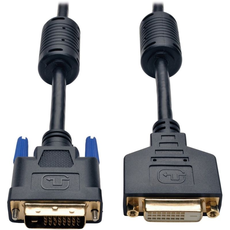 Eaton Tripp Lite Series DVI Dual Link Extension Cable, Digital TMDS Monitor Cable (DVI-D M/F), 6 ft. (1.83 m) - DVI extension cable - DVI-D (M) to DVI-D (F) - 6 ft - molded (Min Order Qty 6) MPN:P562-006