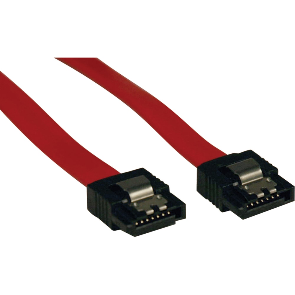 Tripp Lite Serial ATA (SATA) Latching Signal Cable 7Pin (M/M) 8-in. (20.32 cm) - (7Pin/7Pin) 8-in. (Min Order Qty 11) MPN:P940-08I