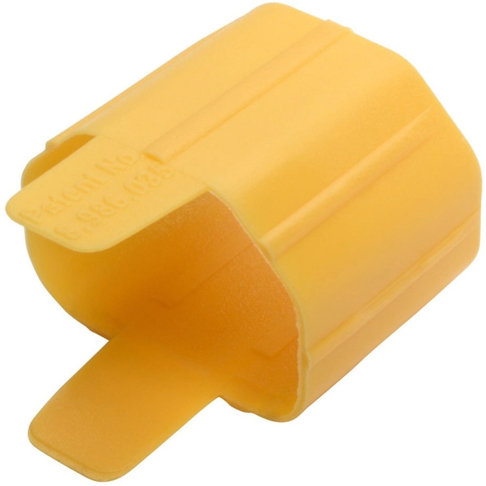 Eaton Tripp Lite Series Plug-Lock Inserts, Detachable C13 Power Cord/C14 Inlet, Yellow, 100 Pack - Cable removal lock - yellow - TAA Compliant (pack of 100) (Min Order Qty 2) MPN:PLC14YW