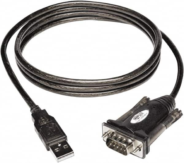 USB to Serial Adapter Cable (USB-A to DB9 M/M), 5-ft. MPN:TRPU209000R