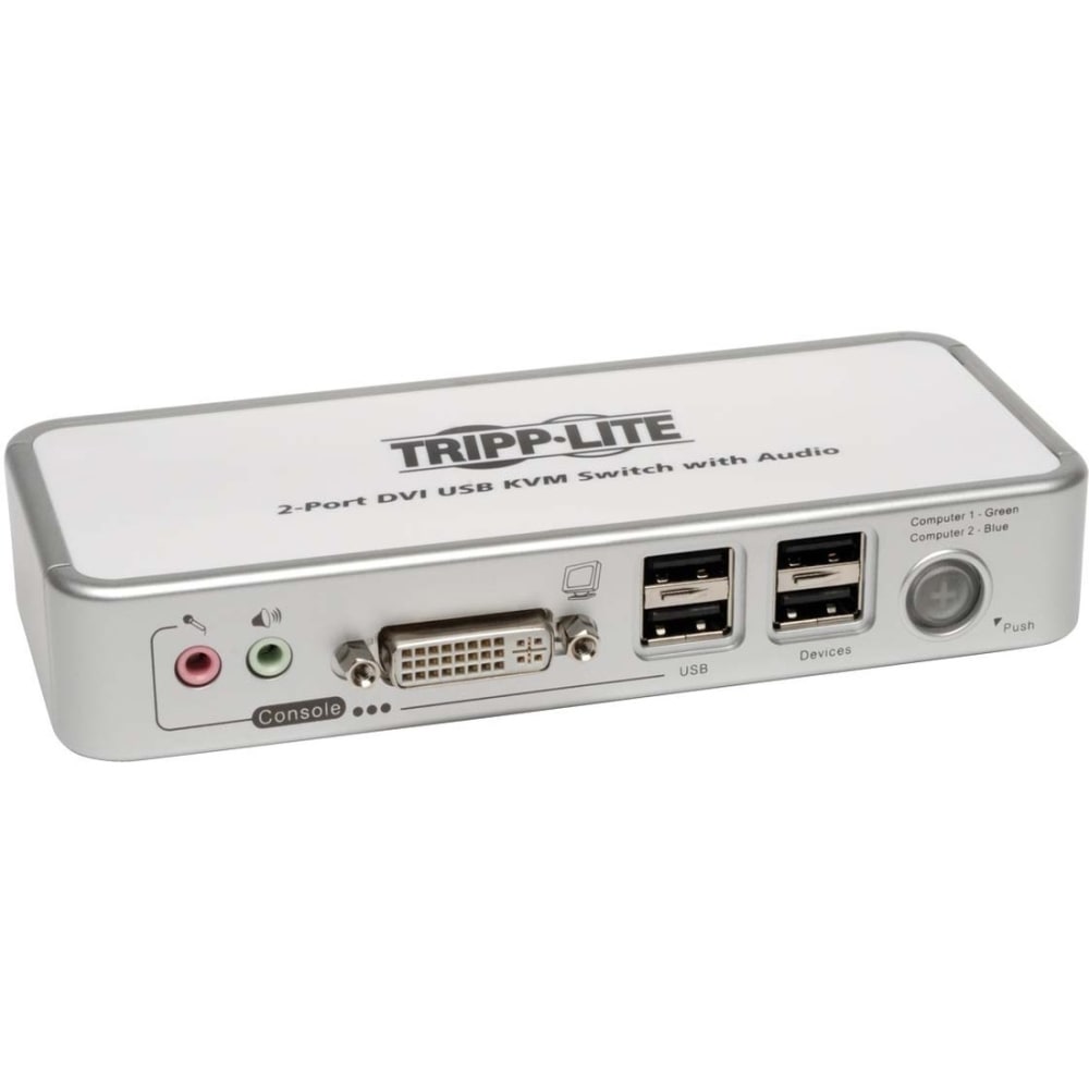 Tripp Lite B004-DUA2-K-R Compact 2-port KVM Switch MPN:B004-DUA2-K-R