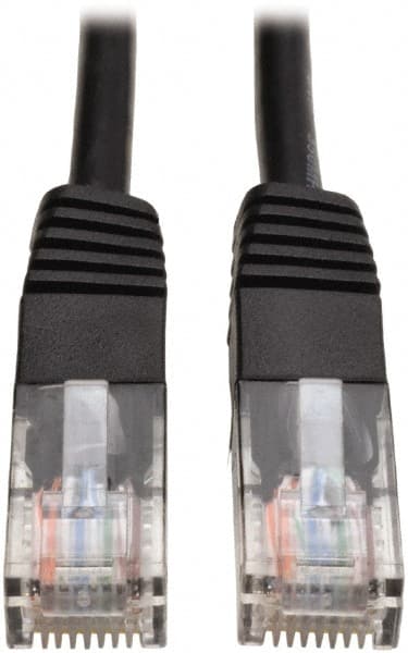 Ethernet Cable: Cat5e, 24 AWG, 550 MHz, Unshielded MPN:N002-050-BK