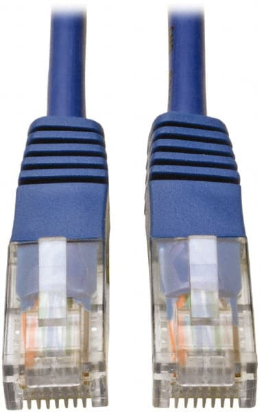 Ethernet Cable: Cat5e, 24 AWG, 550 MHz, Unshielded MPN:N002-100-BL