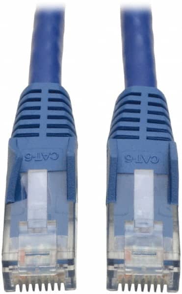 Ethernet Cable: Cat6, 24 AWG, 550 MHz, Unshielded MPN:N201-001-BL