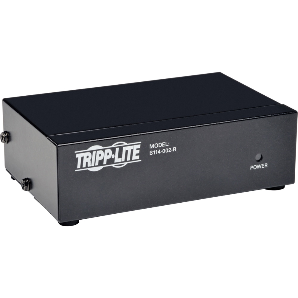 Tripp Lite 2-Port VGA Video Splitter With Signal Booster, B114-002-R (Min Order Qty 2) MPN:B114-002-R