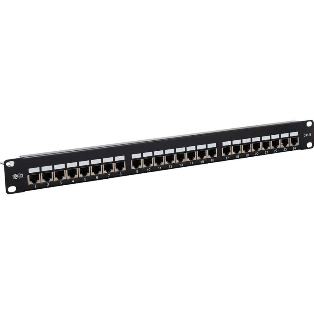 Tripp Lite 24-Port Cat5e/Cat6 Ethernet Patch Panel MPN:N252-024-SH-K