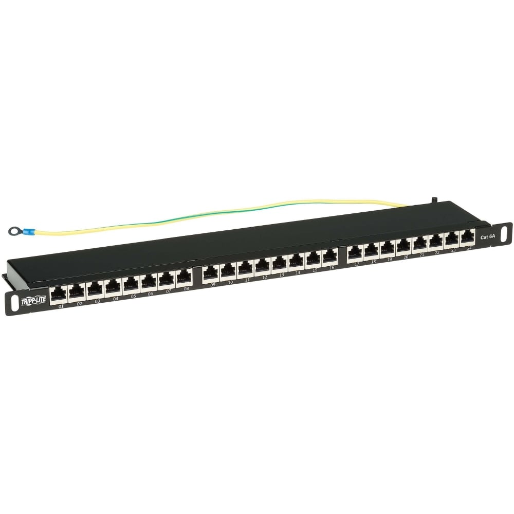 Tripp Lite 6YJ590 24-Port Cat5e/Cat6 Patch Panel MPN:N252A-024-HUSHK