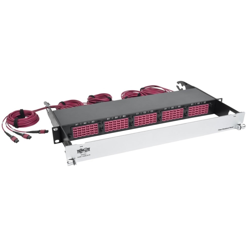 Tripp Lite 50/125 OM4 40GB-10GB Patch Panel MPN:N48K-15M8L60-B