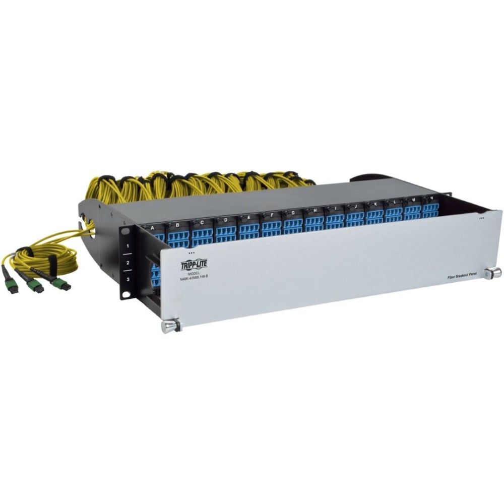 Tripp Lite 40GB-10GB 8.3/125 OM4 Patch Panel MPN:N48K-42M8L168SB