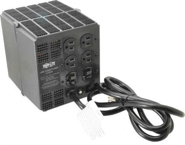 6 Outlets, 140 Volt Max Input, 2,400 VA, Portable Power Conditioner MPN:LC2400