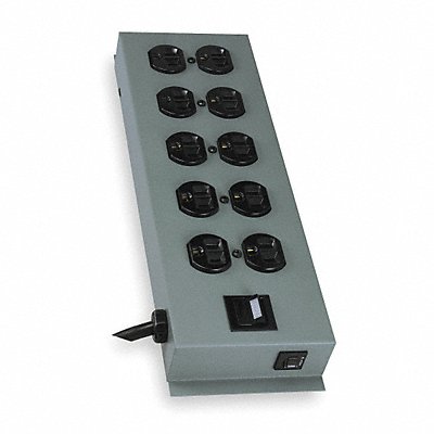 PDU 120V 10 Outlet 15 ft Black MPN:UL800CB-15