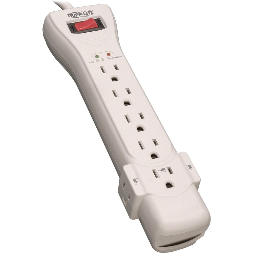 Tripp Lite Protect It! 7-Outlet Surge Suppressor, 7ft Cord, SUPER7 (Min Order Qty 3) MPN:SUPER-7