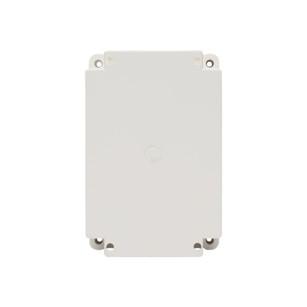 Eaton Tripp Lite Series Waterproof Electrical Junction Box - Cat5e/6, Surface Mount, Industrial, Single Gang, IP68, TAA, 2 Cutouts - Cable junction box - surface mountable - white - 1-gang - TAA Compliant (Min Order Qty 4) MPN:N206-SB01-IND