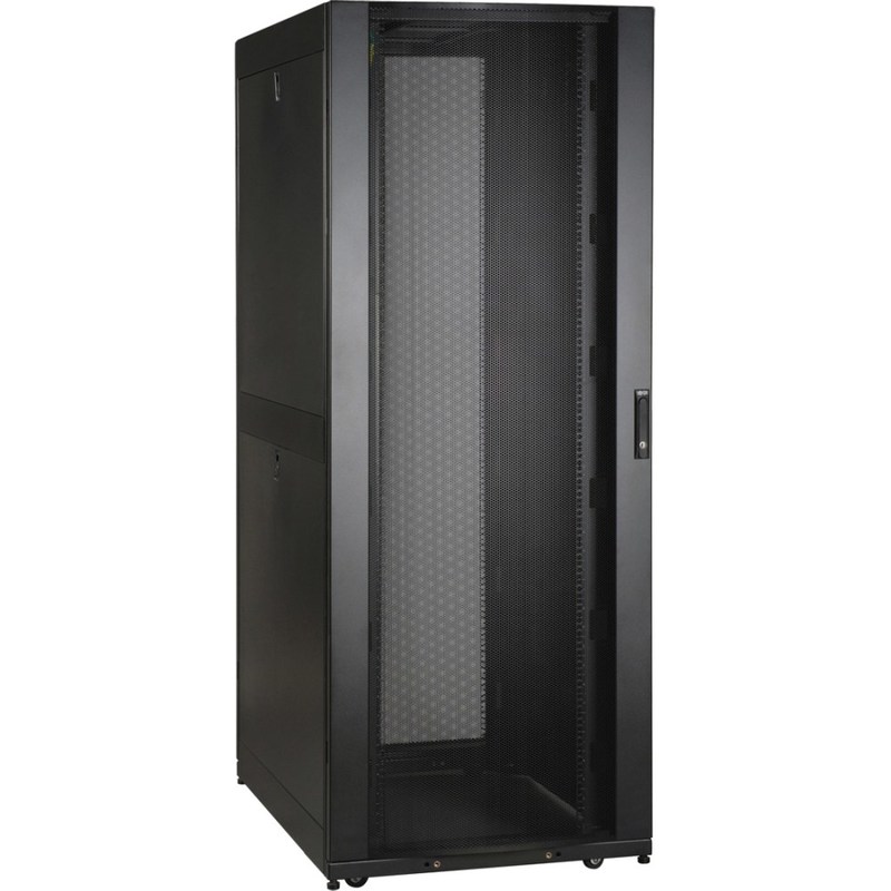 Tripp Lite 42U Rack Enclosure Server Cabinet 30in Wide w/ 6ft Cable Manager - Rack cabinet - black - 42U - 19in - with 3in Wide High Capacity Vertical Cable Manager MPN:SR42UBWDVRT