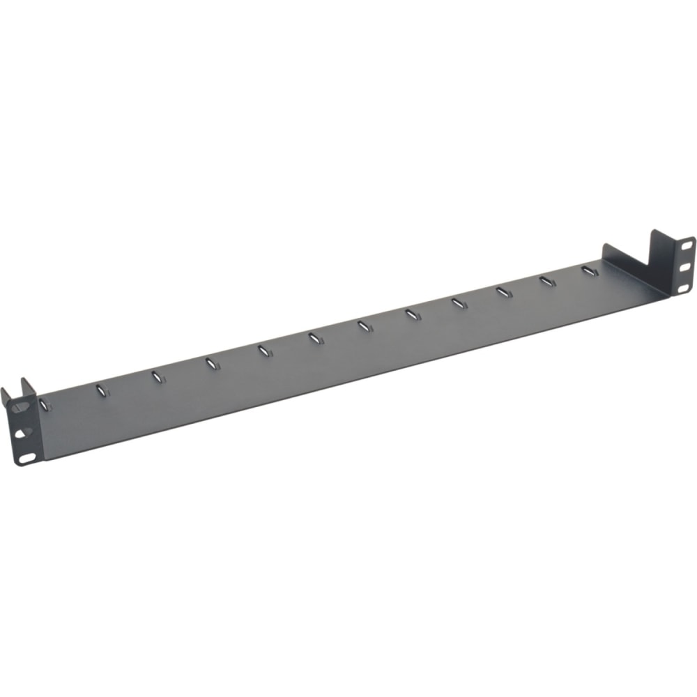 Tripp Lite 1U Horizontal Rack Server Cabinet Mount Cable Management Tray - Rack cable management tray - black - 1U - 19in (Min Order Qty 2) MPN:SRCABLETRAY1U