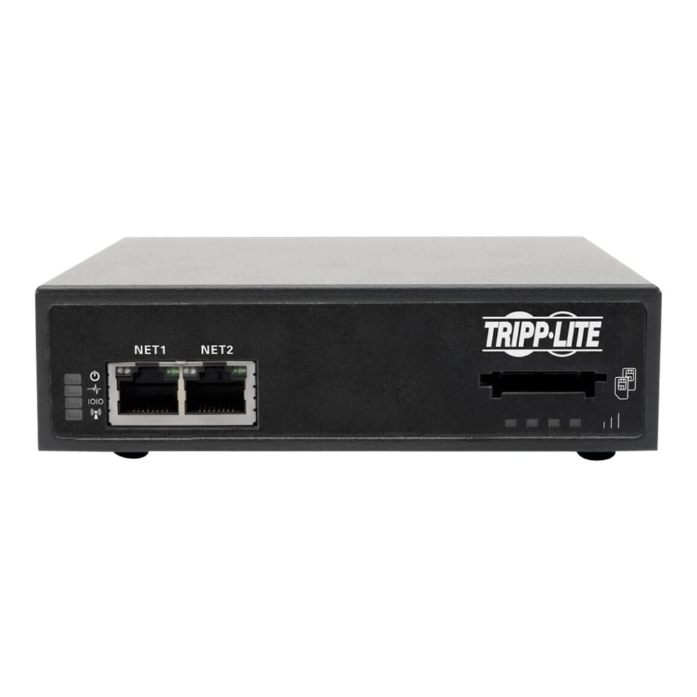 Tripp Lite 8-Port Console Server Cellular Gateway Dual GB NIC & SIM, 4G LTE - Console server - 8 ports - 1GbE, RS-232 - AT&T, Rogers, Telus - TAA Compliant MPN:B093-008-2E4U-V