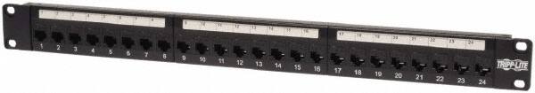 Electrical Enclosure Patch Panel: Steel, Use with Racks MPN:N254-024