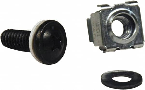 Electrical Enclosure Nut: Steel, Use with Rack Enclosure MPN:SRCAGENUTS