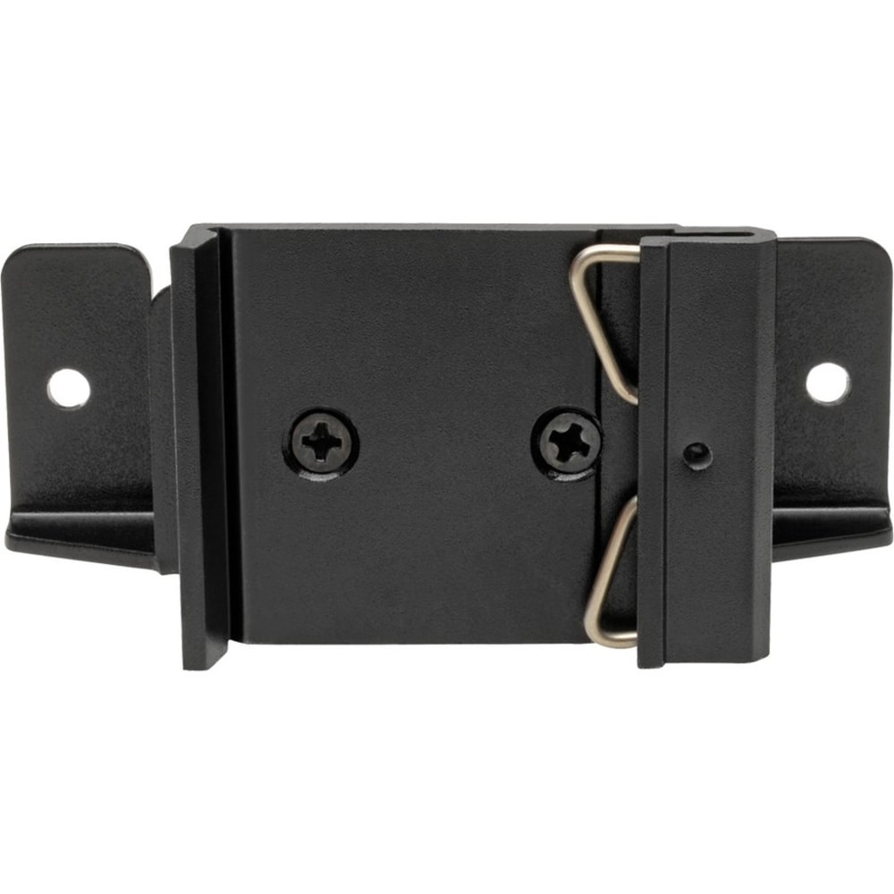 Tripp Lite DIN Rail-Mounting Bracket for Digital Signage, Version 2 - 65 mm Mounting Distance - DIN rail mounting kit - DIN rail mountable - black - for P/N: B118-002-UHD-2, B118-004-UHD-2, B126-1A1-PLHD, B126-2P2M-POC, B160-100-CSI (Min Order Qty 4) MPN: