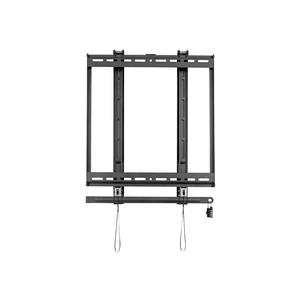 Eaton Tripp Lite Series Heavy-Duty Fixed Security Display TV Wall Mount for 45-70in TVs & Monitors - Flat Screen, Portrait Mode - Bracket - for TV / monitor - lockable - steel - black - screen size: 45in-70in - wall-mountable MPN:DWFPSC4570M