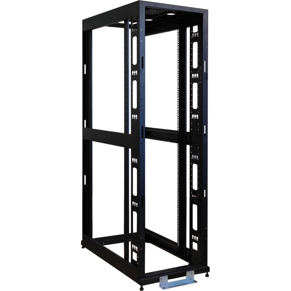 Tripp Lite 42U 4-Post Open Frame Rack Cabinet 36in Depth No Sides or Doors - Rack open frame - 4-post - black - 42U - 19in MPN:SR42UBMDEXPND