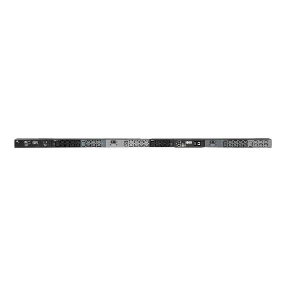 Tripp Lite 10kW 3-Phase Monitored PDU, LX Interface, 200/208/240V Outlets (42 C13/6 C19), LCD, NEMA L21-30P, 1.8m/6 ft. Cord, 0U 1.8m/70 in. Height, TAA - Power distribution unit (rack-mountable) - 24 A MPN:PDU3EVN6L2130B