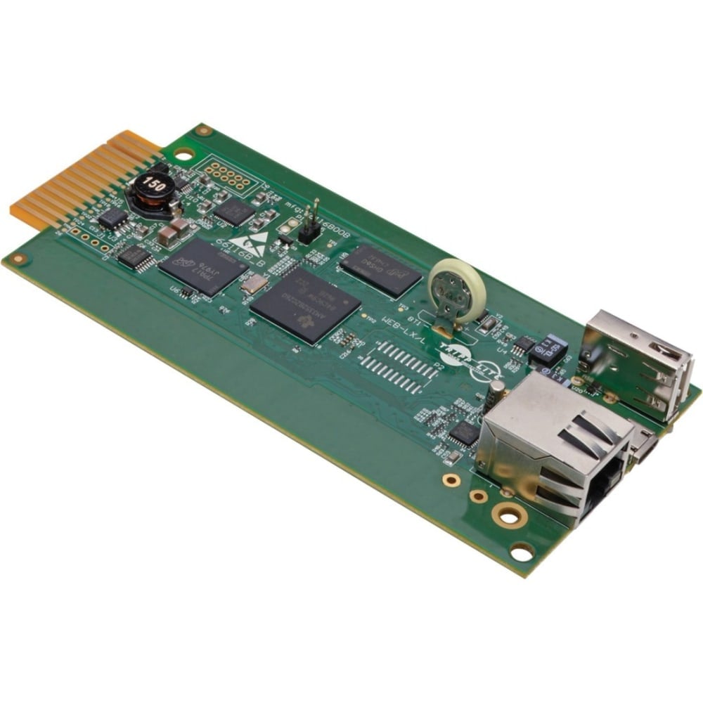 Tripp Lite LX Platform SNMP/Web Interface Module - Remote Cooling Management for Select Models - Remote management adapter - 100Mb LAN - 100Base-TX - TAA Compliant MPN:SRCOOLNET2LX