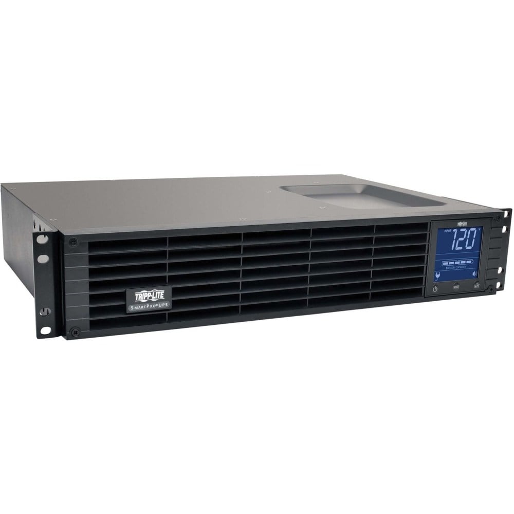 Tripp Lite UPS Smart 1000VA 700W Rackmount LCD Pure Sine Wave AVR USB 2URM - UPS (rack-mountable / external) - 15 A - AC 120 V - 700 Watt - 1000 VA - RS-232, USB - output connectors: 6 - 2U MPN:SMC10002URM