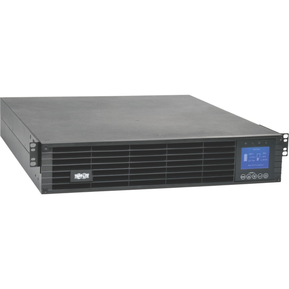 Tripp Lite UPS 3000VA 2700W Smart Online LCD Rackmount 200-240V USB 2U - UPS (rack-mountable) - 14.97 A - AC 200/208/220/230/240 V - 2700 Watt - 3000 VA - 1-phase - RS-232, USB - output connectors: 10 - 2U - 19in MPN:SUINT3000LCD2U