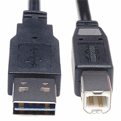 Reversible USB Cable Black 10 ft. MPN:UR022-010