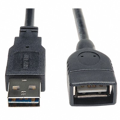 Reversible USB Extension Cable Blck 1 ft MPN:UR024-001