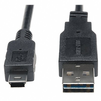 Reversible USB Cable Black 3 ft. MPN:UR030-003