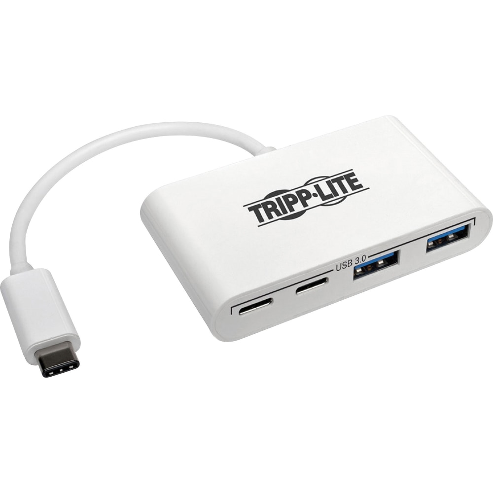 Eaton Tripp Lite series 4-Port USB C USB 3.1 Gen 1 Portable Hub USB-C to x2 USB-A and x2 USB-C, USB Type-C, USB Type C - Hub - 4 x USB 3.1 Gen 1 - desktop (Min Order Qty 2) MPN:U460-004-2A2C