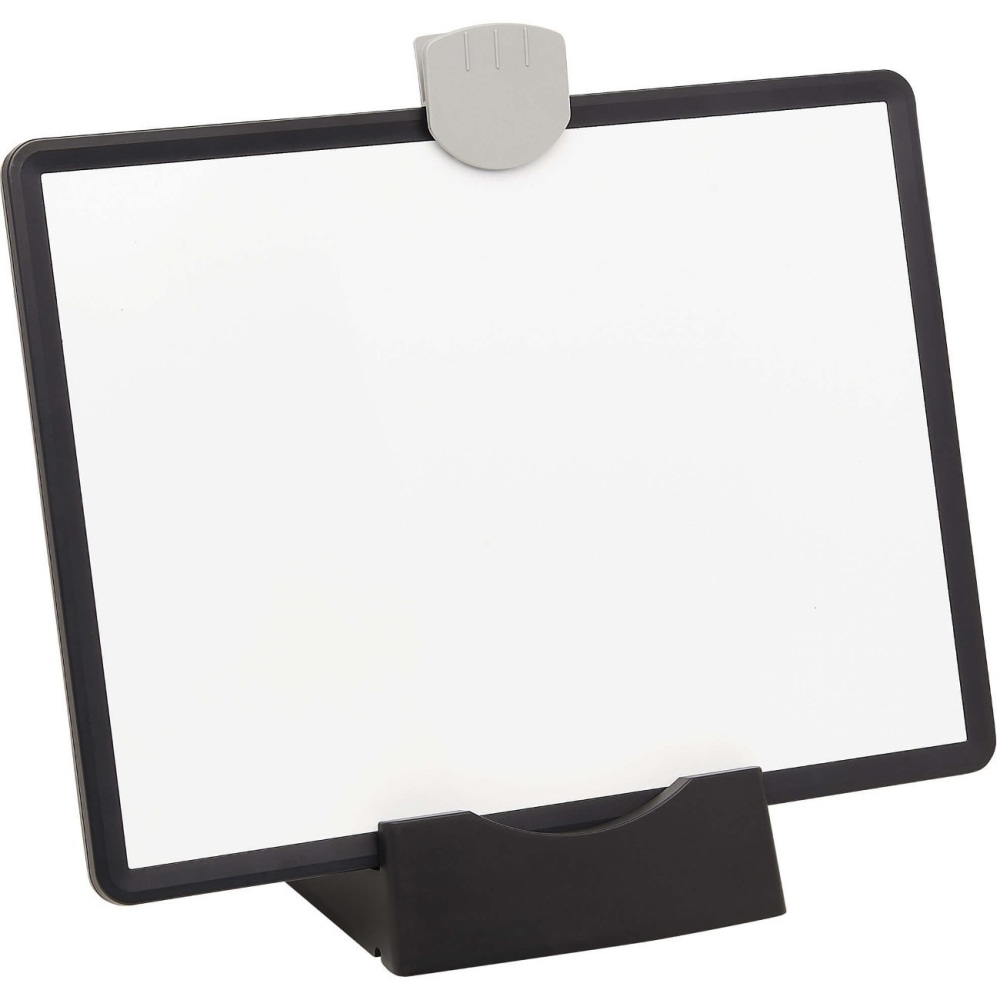 Tripp Lite Magnetic Dry-Erase Whiteboard with Stand - VESA Mount, 3 Markers (Red/Blue/Black), Black Frame - Whiteboard - rack-mounted - magnetic - mobile - white - black frame (Min Order Qty 2) MPN:DMWP811VESAMB