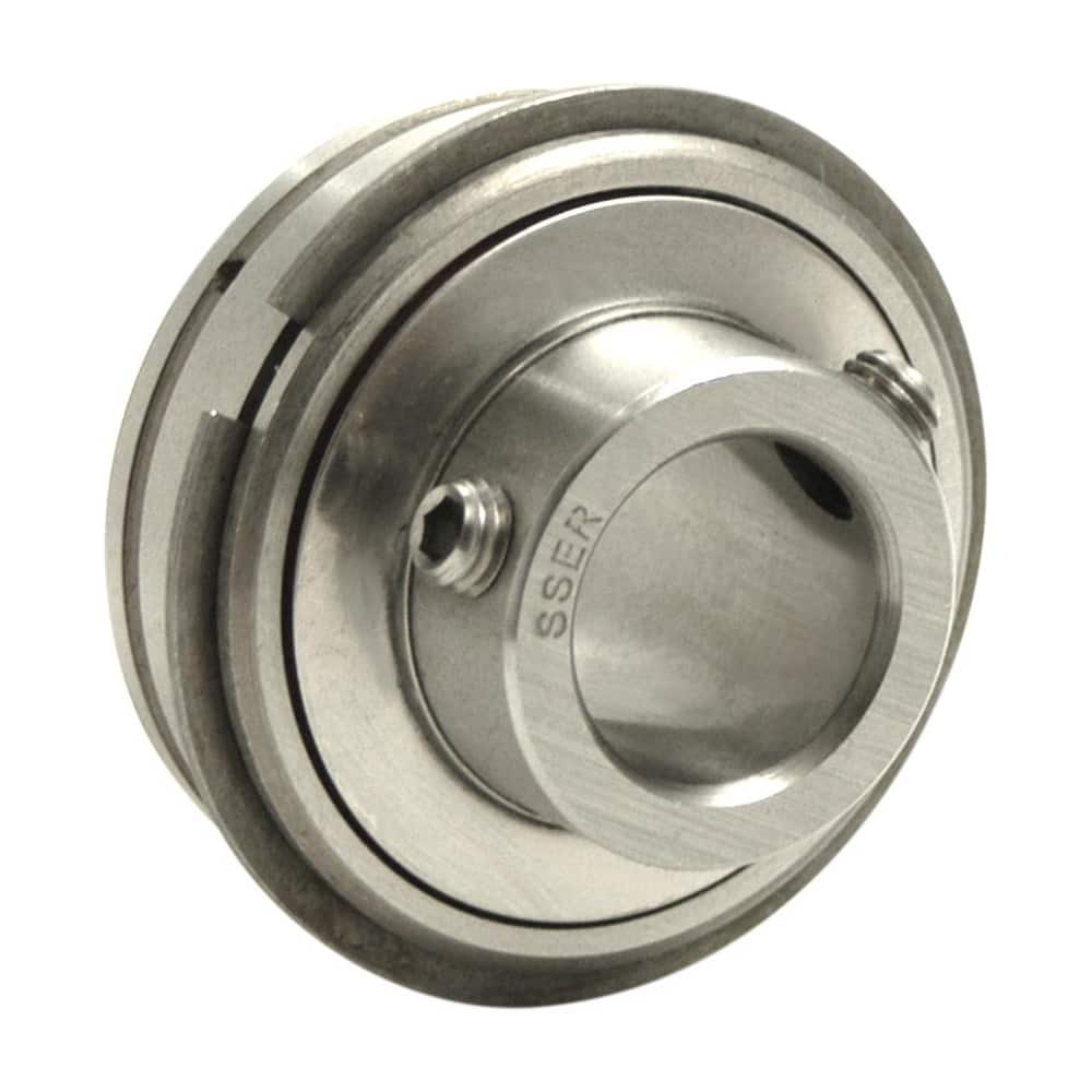 Insert Bearings, Bearing Type: Ball , Outside Diameter: 47mm , Cage Material: Stainless Steel , Bearing Bore Diameter: 0.625in  MPN:SSER10