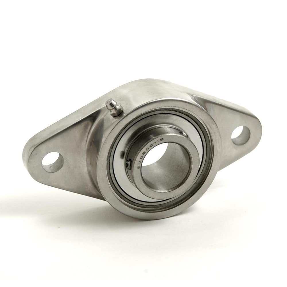 Mounted Bearings & Pillow Blocks, Bearing Insert Type: Wide Inner Ring , Bolt Hole (Center-to-center): 90mm , Housing Material: Stainless Steel  MPN:UCFLSS204-12SS