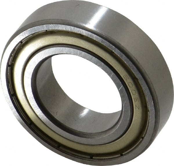 Deep Groove Ball Bearing: 47 mm OD, Double Shield MPN:6005 ZZC3 PRX