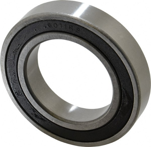 Deep Groove Ball Bearing: 90 mm OD, Double Seal MPN:6011 2RSC3 PRX