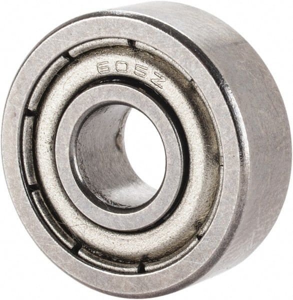 Deep Groove Ball Bearing: 14 mm OD, Double Shield MPN:605 ZZ PRX