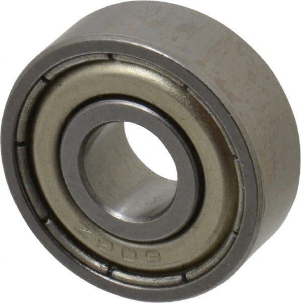 Deep Groove Ball Bearing: 17 mm OD, Double Shield MPN:606 ZZ PRX