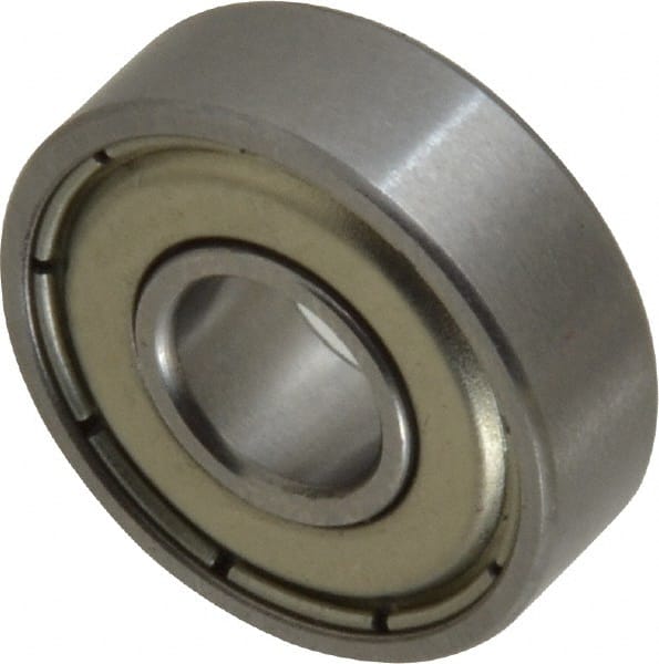 Deep Groove Ball Bearing: 19 mm OD, Double Shield MPN:607 ZZ PRX