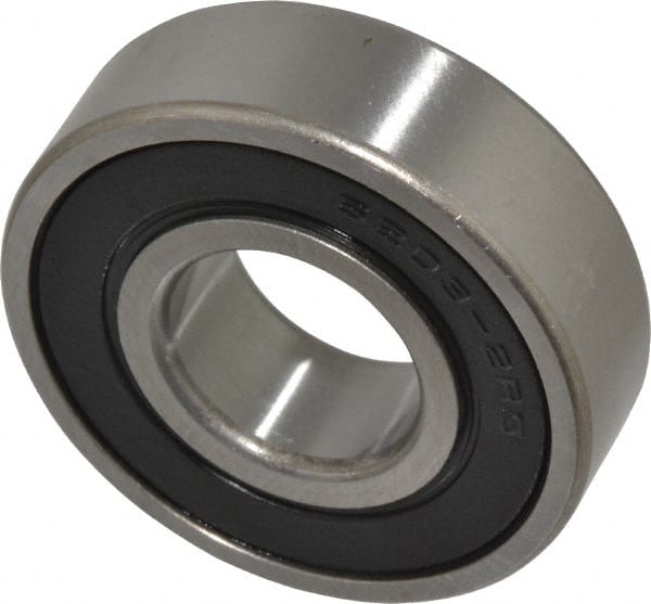 Deep Groove Ball Bearing: 40 mm OD, Double Seal MPN:6203 2RSC3 PRX