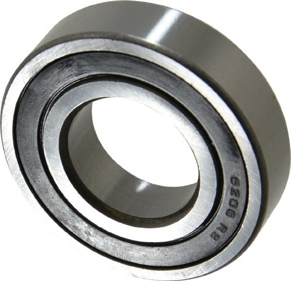 Deep Groove Ball Bearing: 62 mm OD, Double Seal MPN:6206 2RSC3 PRX