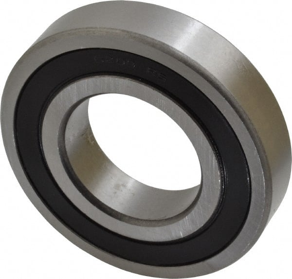 Deep Groove Ball Bearing: 80 mm OD, Double Seal MPN:6208 2RSC3 PRX