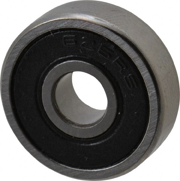 Deep Groove Ball Bearing: 16 mm OD, Double Seal MPN:625 2RS PRX