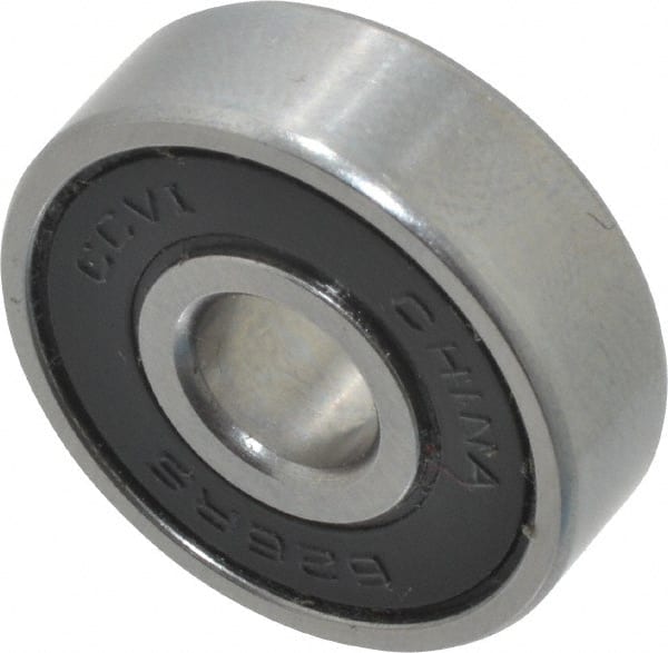 Deep Groove Ball Bearing: 19 mm OD, Double Seal MPN:626 2RS PRX