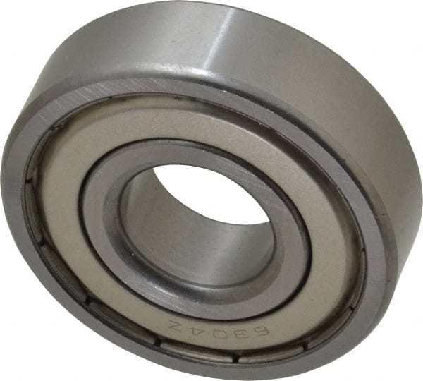 Deep Groove Ball Bearing: 52 mm OD, Double Shield MPN:6304 ZZC3 PRX