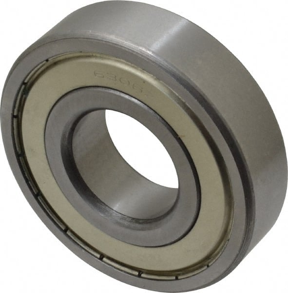 Deep Groove Ball Bearing: 72 mm OD, Double Shield MPN:6306 ZZC3 PRX