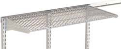 Steel Wire Shelf: Use With Hang Rail Spacing of 30.375 in MPN:1720